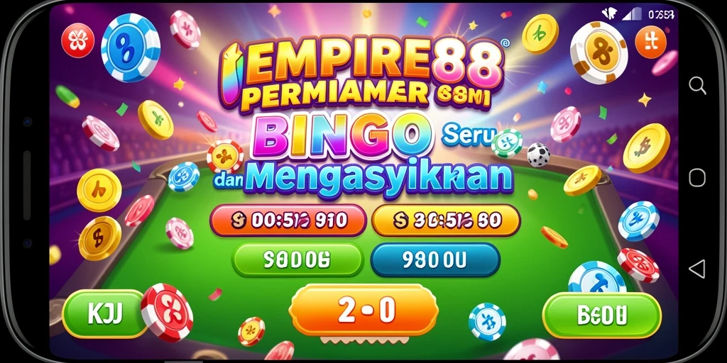 Tampilan gameplay seru dan interaktif dari EMPIRE88 Bingo.