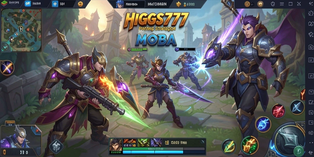 Tampilan gameplay HIGGS777 yang mendebarkan dan penuh aksi.
