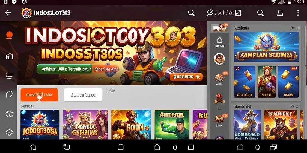 Tampilan antarmuka INDOSLOT303 yang menarik dan fungsional.