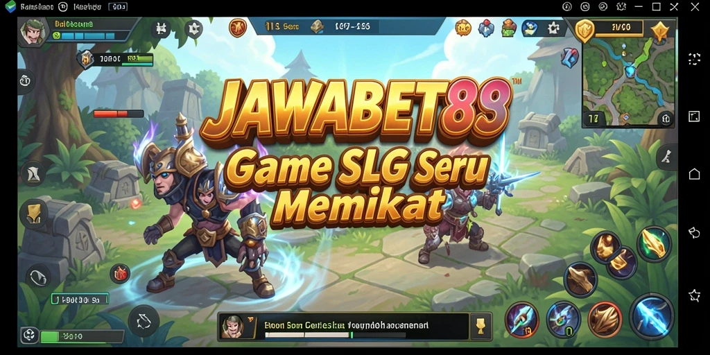 Tampilan gameplay seru di JAWABET88 dengan karakter unik.