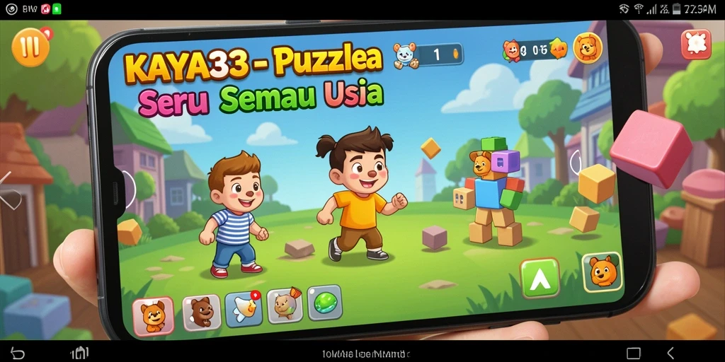 Tampilan gameplay KAYA33 dengan tantangan puzzle yang seru.