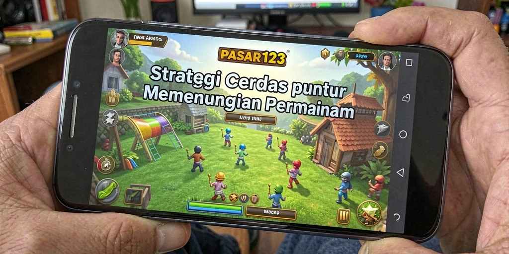 Tampilan menarik dari gameplay strategis PASAR123.