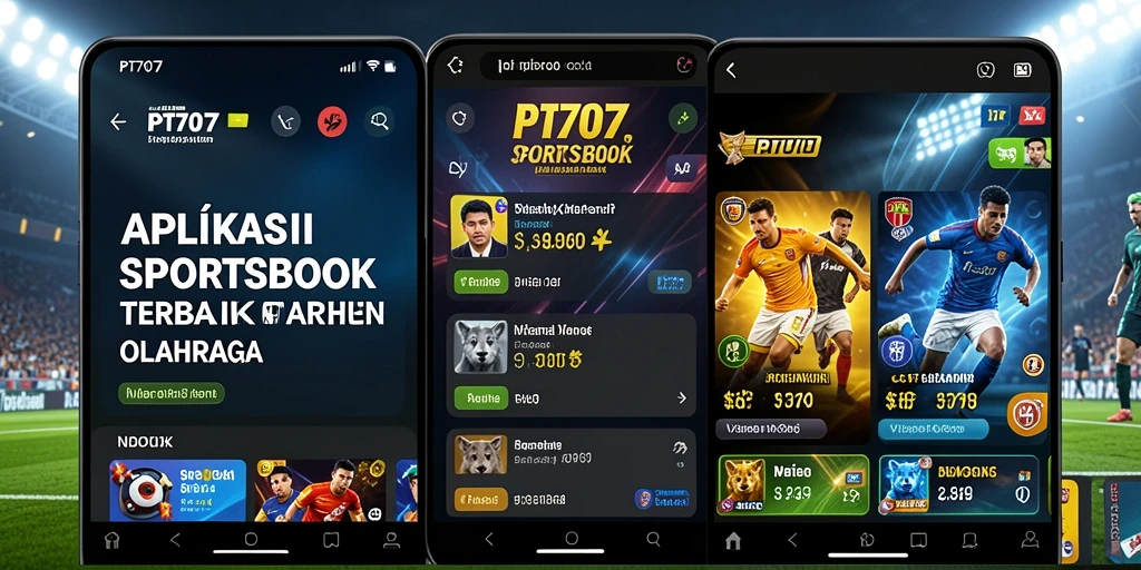 Tampilan gameplay Sportsbook yang menarik di PT707.