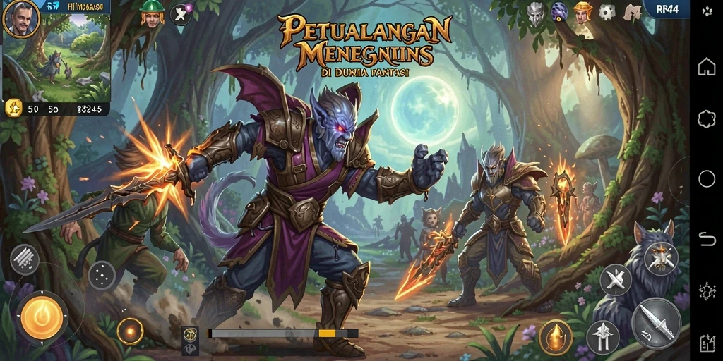 Tangkapan layar <strong>RR44</strong> menampilkan aksi seru di tengah petualangan yang menegangkan.