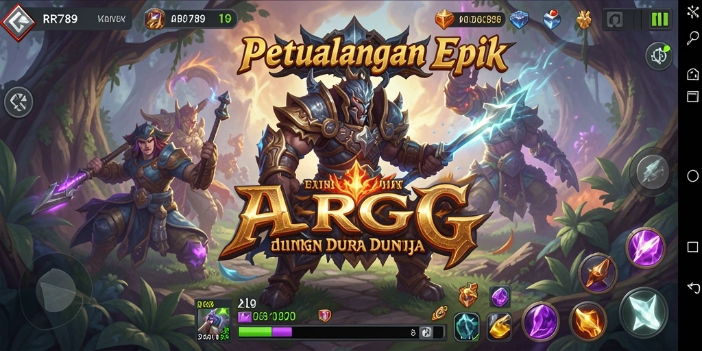 Gameplay seru dalam petualangan ARPG RR789.