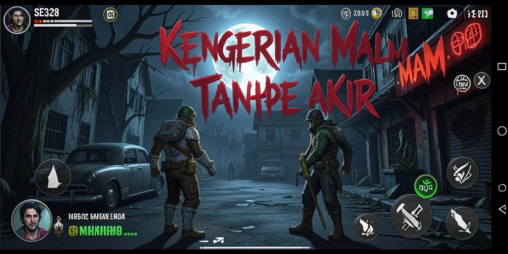 Tampilan menyeramkan gameplay SE328 dengan suasana kelam dan makhluk mengerikan.